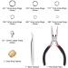 Paxcoo 1500Pcs Silver Jump Rings with Lobster Clasps, Jewelry Pliers - Jewelry Making Supplies & Necklace Repair Kit - Buy Online on SooperMarket.com