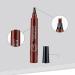 Eyebrow Pen Eye Brow Pencils for Women with 4-Fork-Tip Create Natural Hair-Like Brows Microblading Eyebrow Pen (Black) - Buy Online on SooperMarket.com