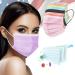 3-Ply Face Mask with Earloop (70 pcs, Multi-Color) - High-Quality Protection - Buy Online on SooperMarket.com