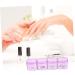 ABOOFAN 2 Sets Nail Art Storage Box Makeup Drawer Ornament Container Storage Containers Manicure Accessories Holding Dip Powder Organizer Diamond Box Abs Desktop - Buy Online on SooperMarket.com