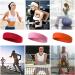Buy Pack of 10 Sports Headbands for Men & Women | Cotton Sweatbands & Elastic Forehead Bands - Perfect for All Activities - Buy Online on SooperMarket.com