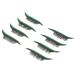 Gogogmee 4 pairs Tool Eyelid Decal Make Face Waterproof Up Eye Self-adhesive Reusable Girls Natural Women 4x1.5cm Green