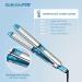 BaBylissPRO Stainless Steel OPTIMA Hair Straightener Dual Voltage High Heat Flat Iron with Floating Plates and Ion Generator 1" Wide Blue - Buy Online on SooperMarket.com