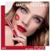 6Pcs Matte Liquid Lipstick Set - Long Lasting Waterproof Dark Red Lip Stain Makeup Kit for Women - Buy Online on SooperMarket.com