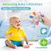 KMMIFF Baby Bite Toy - BPA-Free Silicone Teether Ring & Dental Aid Soft Teeth Toys for 3+ Months Pink | Perfect Baby Gift - Buy Online on SooperMarket.com