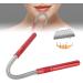 Stainless Steel Facial Hair Remover Spring - Effective Epilator for Upper Lip and Eyebrow Threading - Red - Buy Online on SooperMarket.com