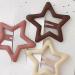 6pcs Multicolor Metal Snap Hair Clips - Matte Elegant Hair Barrettes for Anniversary & Casual Leisure | Star Design Hair Accessories - Buy Online on SooperMarket.com