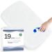 Multiple Sizes(19 Sizes), Baby Bassinet Mattress, Waterproof Rectangle Replacement Pad with Removable & Washable Mattress Cover, 20" x 33" 20"33"