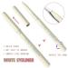 KAIQIKAIXI 5-in-1 Makeup Set: White Eyeliner, Eyebrow & Lip Pen, Eye Shadow Pencil, Eyelid Pad - Beauty Tool Kit - Buy Online on SooperMarket.com