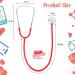 Kids Stethoscope Toy Set | 20 Pcs Real Working Stethoscope for Children | Nurse & Doctor Role Play Kit | Pretend Game Accessories (Pink, Sky Blue, Red, Black) - Buy Online on SooperMarket.com