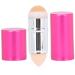 Cute Facial Roller Reusable Facial Skin Care Tools for Oil Skin Practical Volcanic Stone Oil Absorbing Ball for Makeup Easy Cleaning Makeup Beauty Accessories for(Oil-absorbing ball-rose red)