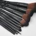 10-Piece Porous Makeup Brush Set | Black Barreled Eye Makeup Tools - DFHBFG - Buy Online on SooperMarket.com