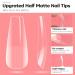 Modelones Gel X Nail Kit with 4-in-1 Nail Glue Gel, 500pcs Half Matte Coffin Nails, and UV LED Nail Lamp - Valentine's Day Gift for Women - Buy Online on SooperMarket.com