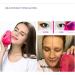 Dajidafu 10 Pieces Face Cleaning Cloth Reusable Washable Replacement Solid Color Hanging Girls Makeup Cosmetic Remover Pad Pink - Buy Online on SooperMarket.com