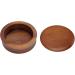 Herchr Wooden Shaving Bowl with Lid - Portable Male Facial Cleaning Tool & Shaving Soap Cup for Manual Shaving - International Shipping Available - Buy Online on SooperMarket.com