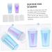IMIKEYA 2 Sets Nail Stamp Girls Suit Nail Art Stencils Pro Tools Silicone Manicure Art Stamper Gel for Nails Manicure Kit Jelly Stamper Clear Fully Transparent Silica Gel Aurora 6.5X3X3CM Purple Blue - Buy Online on SooperMarket.com