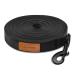 Looxmeer tow lines for dogs 3m 5m 7m 10m 15m 25m 30m robust dog leash training line with storage bag hand loop and D-carabiner 25m black