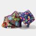 Quanhaigou Reversible Bucket Hat for Men Women - Packable Sun Hat for Outdoor Travel Hiking Beach - Colorful Graffiti Print - Buy Online on SooperMarket.com