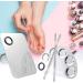 Sanwood Stainless Steel Make-Up Palette | Large Square Nail Art Mixing Plate for Foundation | Multi-Functional Cosmetic Artist Tool - Buy Online on SooperMarket.com