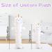 Kawaii Unicorn Plush Pillow - 60cm Long Stuffed Animal Gift for Christmas, Halloween, Birthday - White - Buy Online on SooperMarket.com