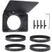 Runshuangyu Mini Lightweight Matte Box with Top Flag for DSLR Mirrorless Camera | Clamp-On, 4x4 4x5.65 Filter Compatible (Basic Version) - Buy Online on SooperMarket.com