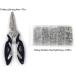 Fishing Stainless Steel Split Rings 201pcs Pack with Plier Set - Saltwater Fishing Plier Tool Kit for Lure Connectors | 5 Sizes | High Tensile Force - Buy Online on SooperMarket.com