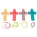 4Pcs Silicone Baby Teether Toy - Infant Teething Relief for Sore Gums | Chew Toys for Comfort - Buy Online on SooperMarket.com