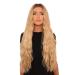 LullaBellz Clip in Hair Extensions Extra Thick 26" 5 Pack California Blonde