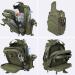 YVLEEN Fishing Tackle Backpack with Rod Holder | Water-Resistant Fishing Gear Bag for Men | Army Green | Standard Size 11.8x8.6x4.3inch - Buy Online on SooperMarket.com