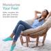 NatraCure 5-Toe Gel Lined Moisturizing Socks with Aloe & Shea Infusion - Hydrating Spa Socks for Soft, Smooth Feet - Ideal for Dry, Cracked Heels - Small - Buy Online on SooperMarket.com