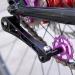 Aluminum Alloy Bike Chain Adjuster Converter | Single Speed Rear Derailleur Tensioner - Black - Buy Online on SooperMarket.com