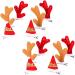 ABOOFAN 12 Pairs Kids Barrettes for Hair Christmas Hair Clips Christmas Barrette Colored Bobby for Hair Reindeer Antler Headband Kids Christmas Hair Clip Crystal Hair Girl Child Pin - Buy Online on SooperMarket.com