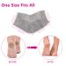 3 Pairs Moisturizing Gel Heel Socks - Open Toe Foot Repair Socks for Women with Dry Hard Cracked Feet - Buy Online on SooperMarket.com