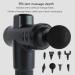 High-Frequency Black Body Massager with 8 Silicone Heads - Deep Tissue Relief for Sore Muscles - International Shipping Available - Buy Online on SooperMarket.com