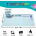 Silicone Craft Mat 20x16 with Cup | Nonstick Resin Jewelry Casting Mat | Art DIY Drawing Clay Play Doh Blue - Buy Online on SooperMarket.com