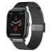 ViCRiOR for Amazfit GTS/ GTS 2/ GTS 2 Mini / GTS 2e / GTS 3 Bands, Quick Release Mesh Woven Stainless Steel Replacement Bracelet Wrist Watch Band Strap for Amazfit Bip / Bip U Pro, Black