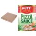 Fiesta DC725 Kraft Pizza Box 14%22 (Pack of 50) & Mutti Pizza Sauce Aromatica Pizza Sauce 400g (Pack of 12) 14 Inch + SAUCE MU084