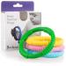 Bonbino Teether Rings - (4 Pack) Silicone Sensory Teething Rings - Soothes Baby Gum Pain! (Multicolor) unisex