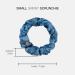 Buy Basic Sense Pure Mulberry Silk Hair Scrunchies - Small Pack of 3 for Women & Girls - Blue Assortment - Buy Online on SooperMarket.com