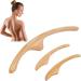3pcs Cypress Gua Sha Tool Set | Muscle Relaxation & Cellulite Removal Massager for Face Arms Legs Back | Shop Internationally - Buy Online on SooperMarket.com