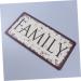 Alipis Home Decor Vintage Decor Vintage Sign Wall Decor License Plate Decorations European and American - Buy Online on SooperMarket.com
