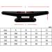 OSTARE Boat Nylon Cleat Kayak Cleat Set - 4 Pack, Black - 4 5 6 8 Inch Options - Buy Online on SooperMarket.com