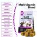 15 in 1 Multivitamin with Glucosamin and Probiotic Soft Chews (2 Packs) for Dogs. Multivitamin for Hip Joint Skin Coat Gut Health and Immune System with Duck Flavour for All Dogs (120 Chews). - Buy Online on SooperMarket.com