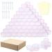 100 pieces of jaws 5ml empty can mini clear cremal trial transparent cremeglas cosmetic bottle container with screw cap rice set used for lip balm lotion rosa 100 piece