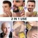 Hatteker Triple Blades Shaver Electric Shaver Razor for Men Close Bald Head Barber Shaver Trimmer Waterproof Wet & Dry Cordless Gold - Buy Online on SooperMarket.com