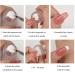 3-Piece Nail Art Stamper Kit - Clear Silicone Nail Stamp Set for French Manicure & Designs - Buy Online on SooperMarket.com