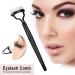 Eyelash Brush Eyelash Comb Eyebrow Brush Eyelash Separator Mascara Applicator Eyelash Definer with Comb Cover Designed Cosmetic Brushes Tool/51 Black - Buy Online on SooperMarket.com