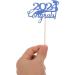 Alipis 15pcs 2024 Graduation Cupcake Toppers Glitter Graduation Cap Cake Toppers Congrats Grad Centerpiece Sticks 2024 Graduation Theme Party Cake Decorations Blue - Buy Online on SooperMarket.com