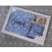 BotoBaby Personalized Baby Gift Set - Custom Embroidered Blanket & Comforter for Birth/Baptism - Blue Teddy Bear - Buy Online on SooperMarket.com