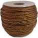 Y-Axis 60 Yards 2.0mm Light Brown Braided Nylon Lift Shade Cord with 6 Brown Wood Cord Knobs - Bronze Color + Soft Tape - Buy Online on SooperMarket.com